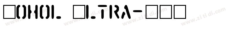 Mohol Ultra字体转换